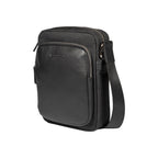 RB2002D | Borsa a Tracolla in Nylon/Vera Pelle, con leggera grana.