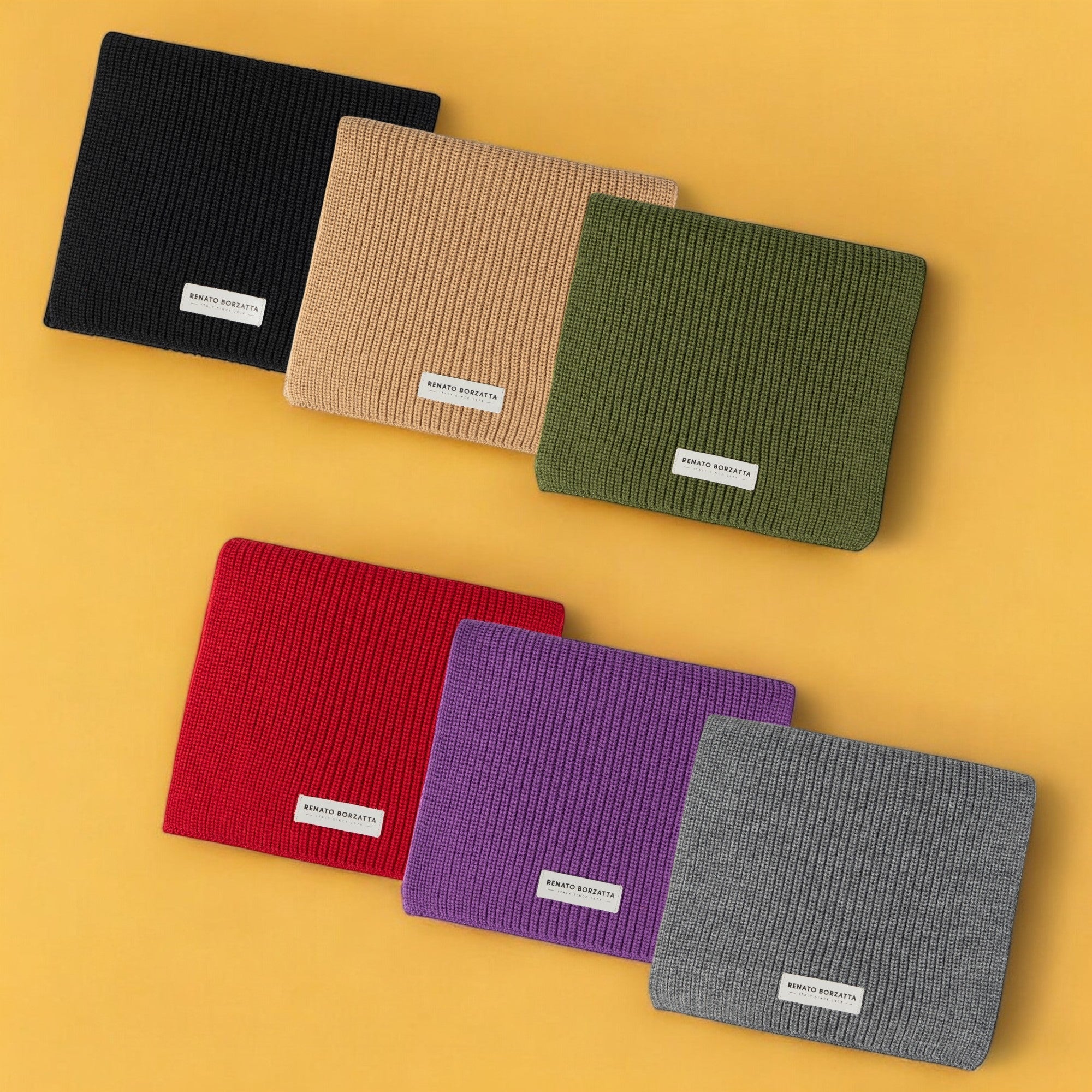 RB5002Z  | Sciarpa in Maglia CERVINO Misto Lana Made in Italy. Colore