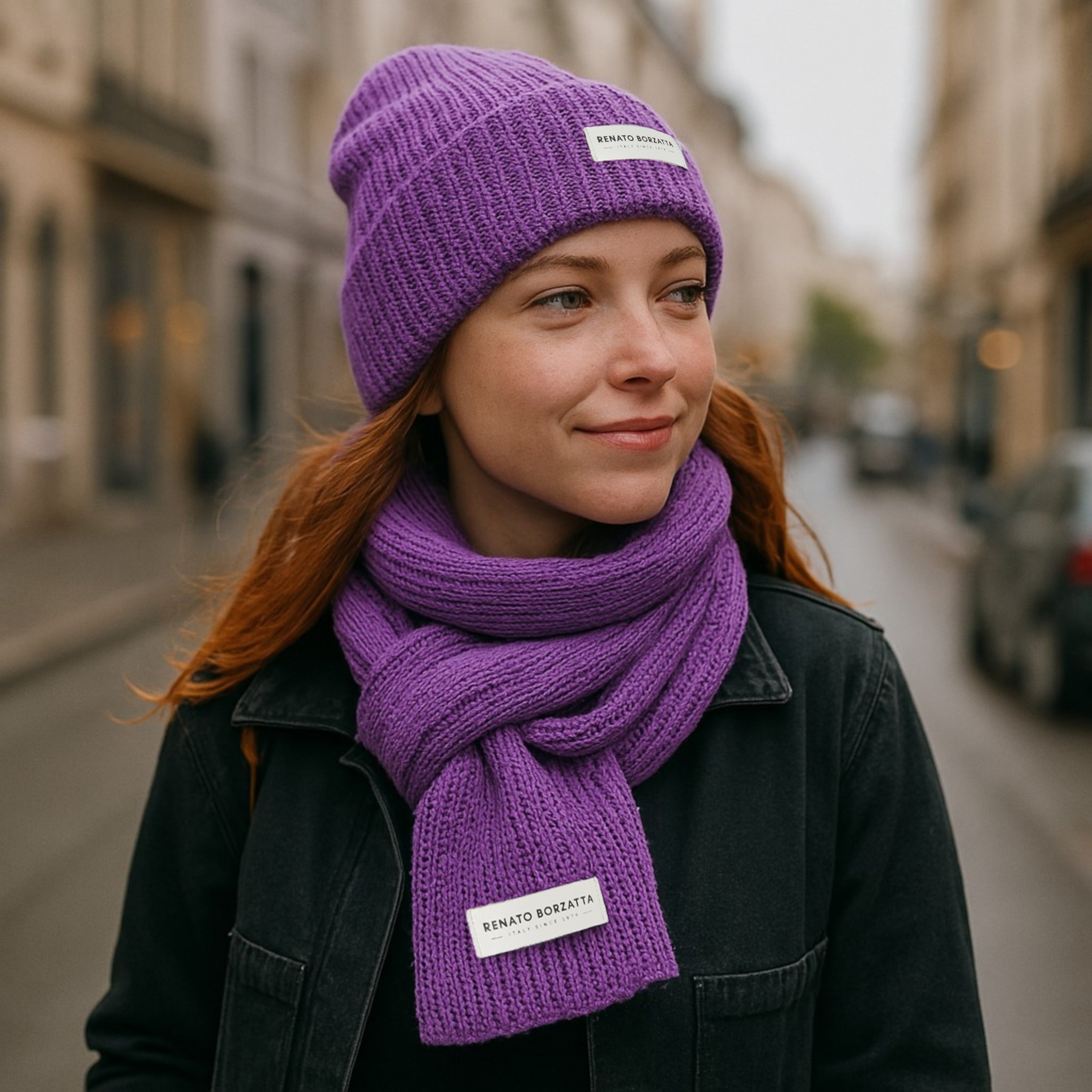 RB5004Y  | Set Sciarpa e Berretto in Maglia CERVINO Misto Lana Made in