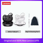 Original Lenovo LP75 TWS Bluetooth V5.3 Headphones Wireless LED