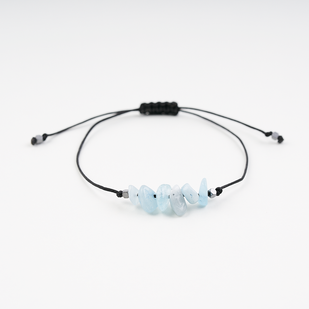 Pulsera piedra de nacimiento Marzo | Piedra natal de Marzo.