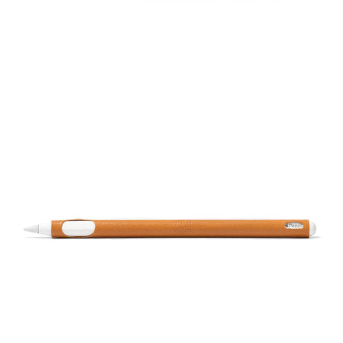 Leather sleeve for Apple Pencil.