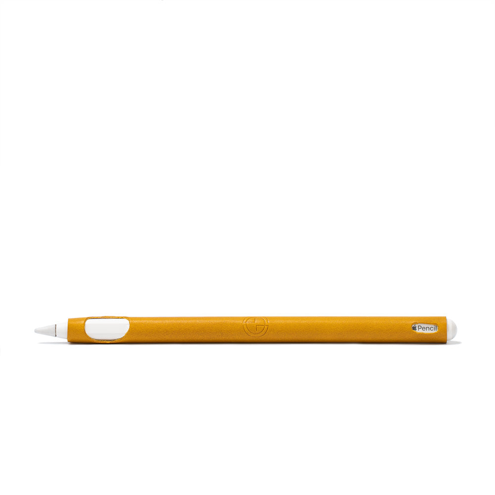 Leather sleeve for Apple Pencil.