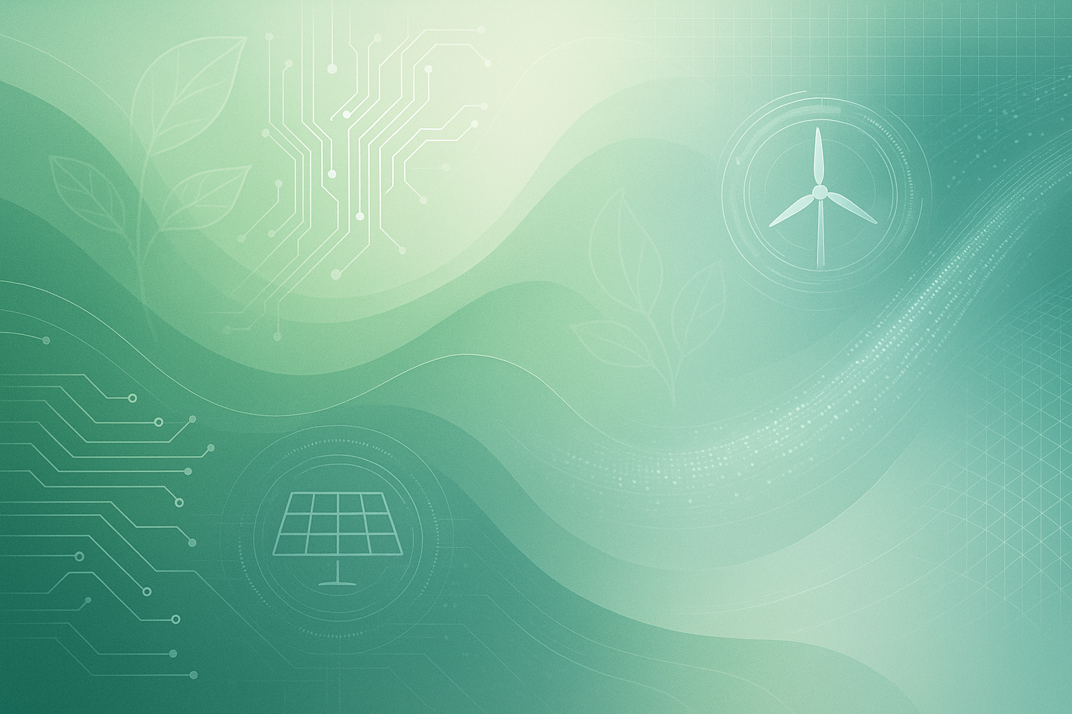 As this is a static image, we can't have specific products or prices but in general has to have a eco-friendly and tech feeling in the image. text should be removed as this is pure for background purposes. 