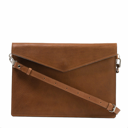 Leather MacBook Bag with Adjustable Strap.