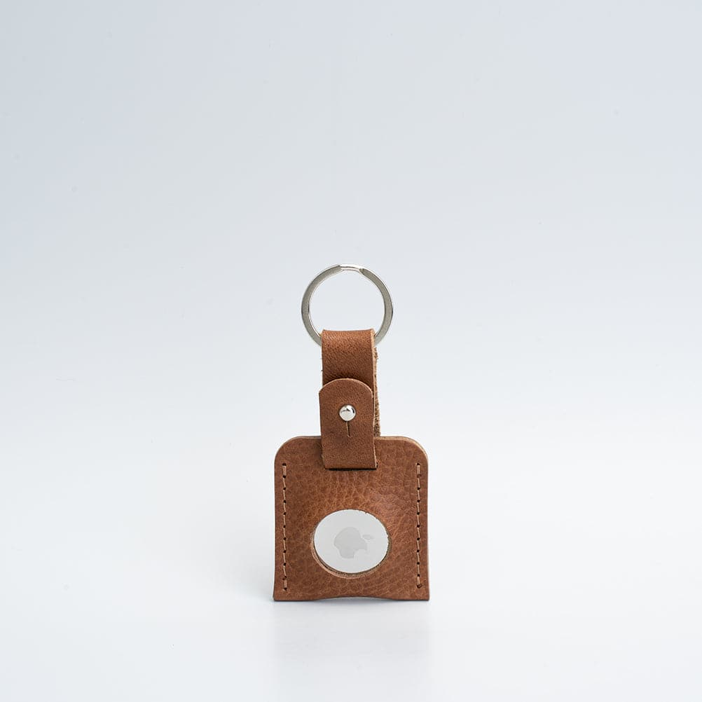 Leather AirTag Keyring.