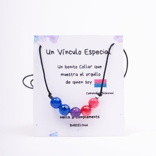 Collar orgullo Bisexual | Colores Bisexual