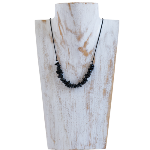 Collar piedras de Obsidiana | Piedra Natural.