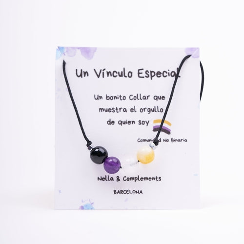 Collar Orgullo No Binario | Colores No Binarios.
