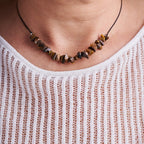 Collar piedras de Ojo de tigre | Piedra Natural.