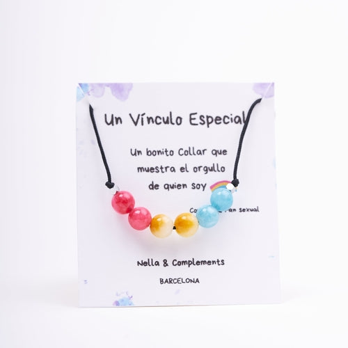 Collar orgullo Pan sexual | Colores Pan Sexual.