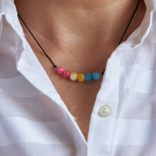 Collar orgullo Pan sexual | Colores Pan Sexual.