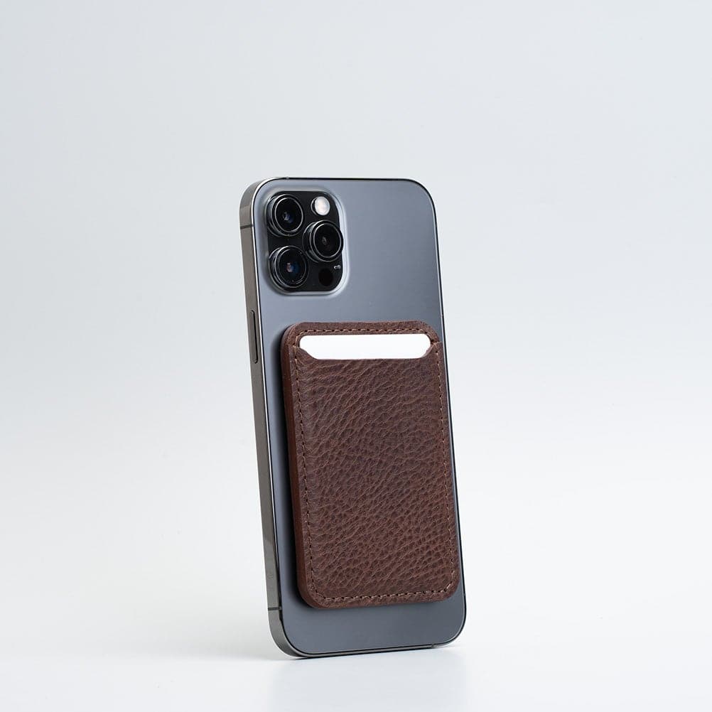 Full-Grain Leather MagSafe wallet - Classic