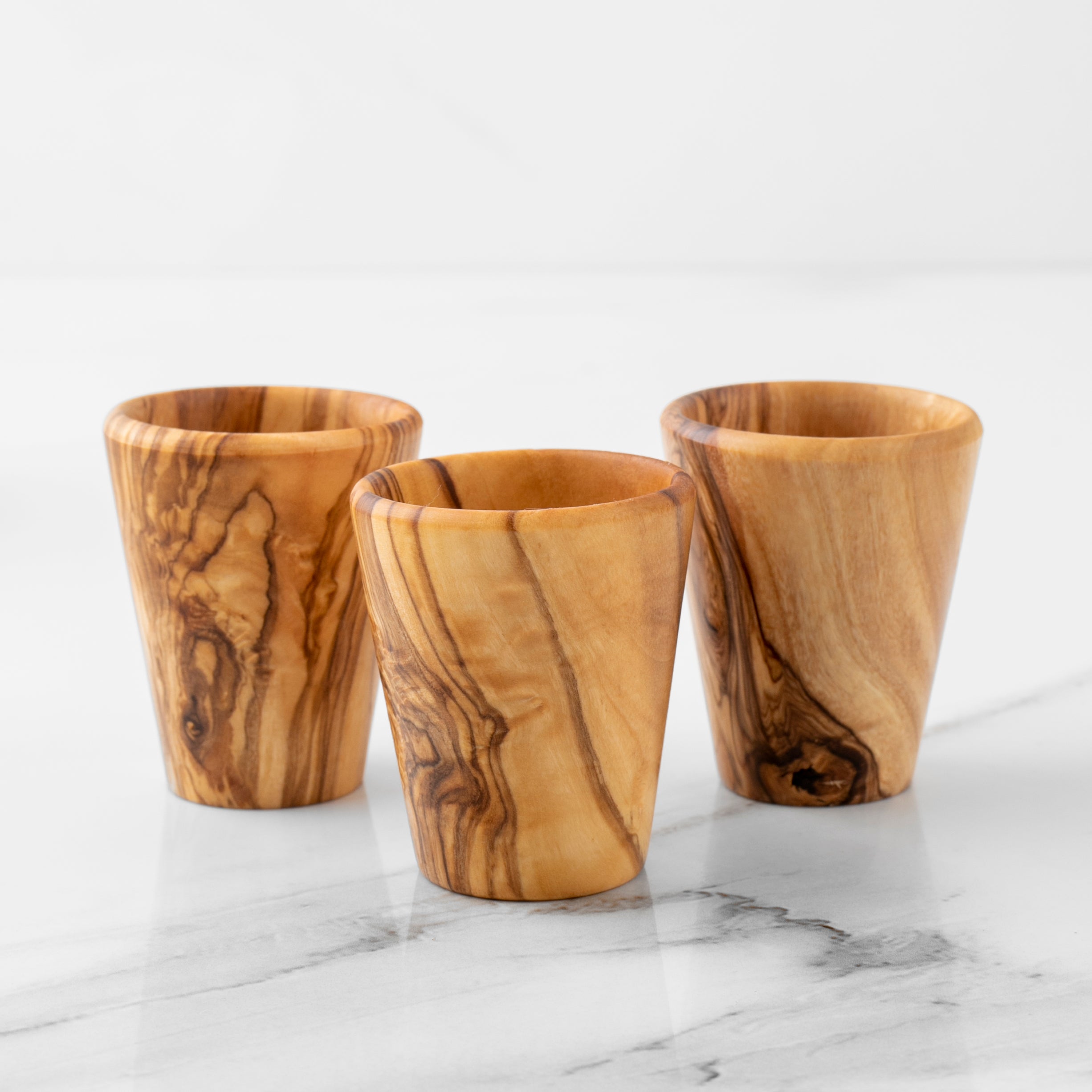 Handcrafted Olive Wood Shot Glass