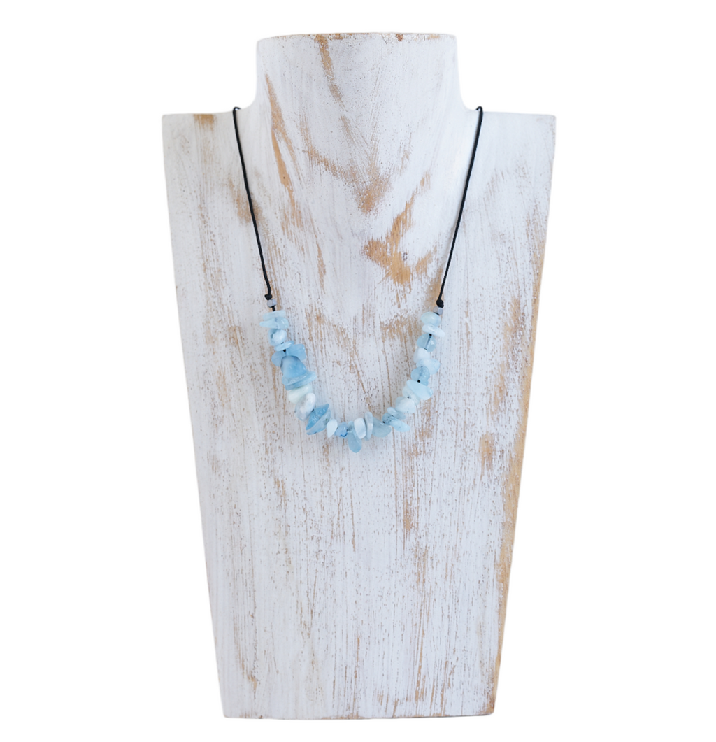 Collar Piedras de Aguamarina | Piedra Natural