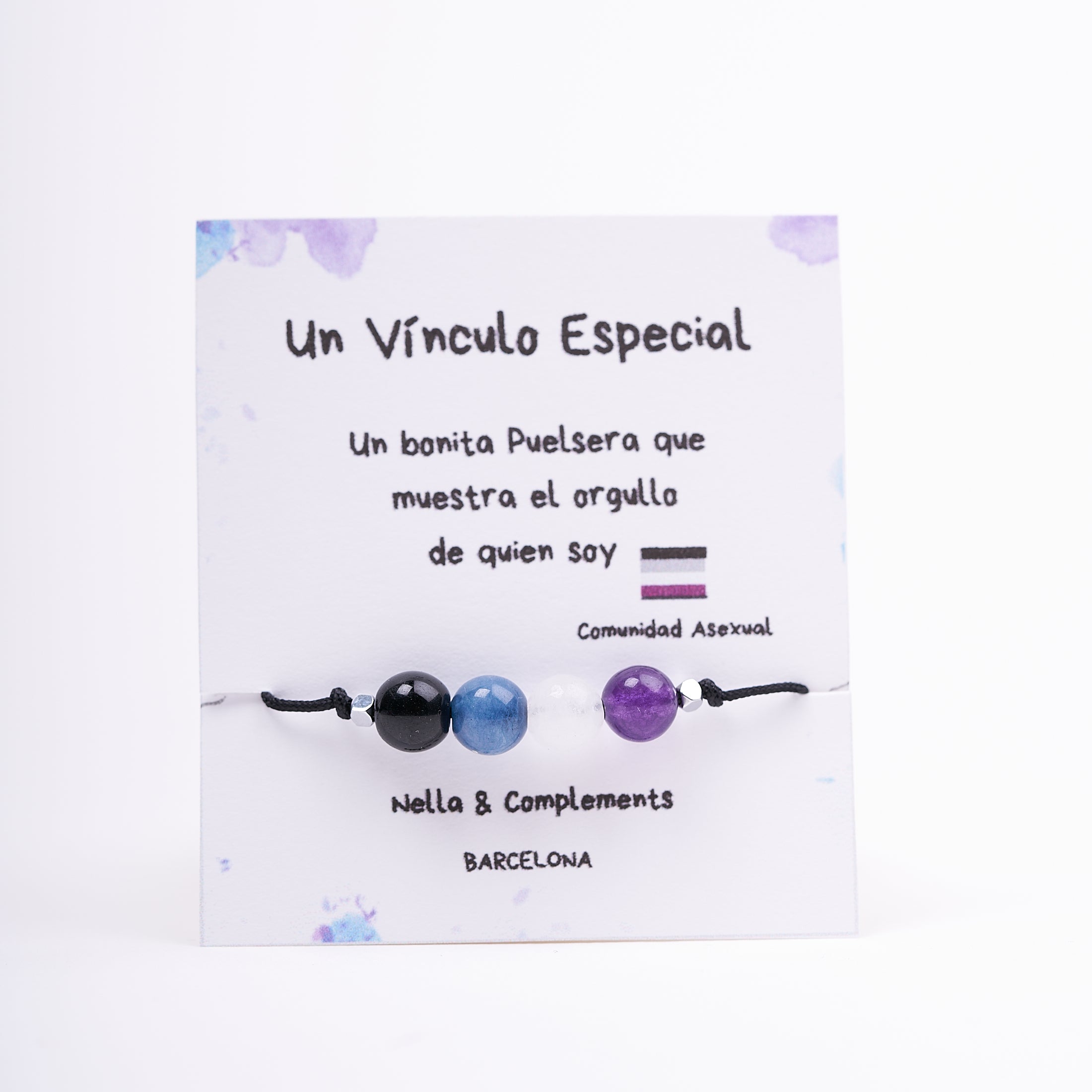 Pulsera orgullo Asexual | Colores Asexual.
