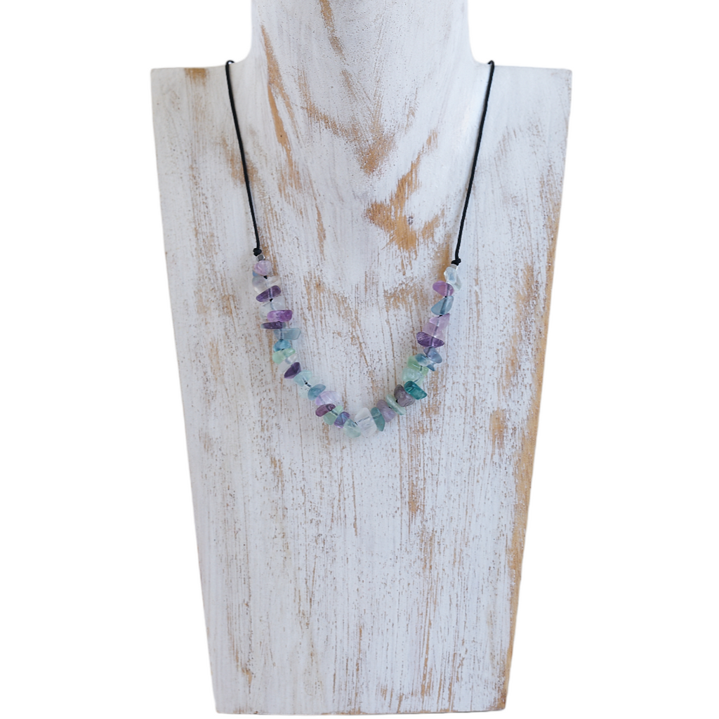 Collar Fluorita Arcoíris | Piedra natural