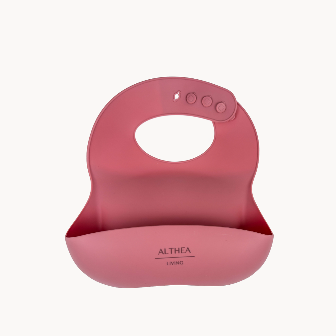 Baberos impermeables de silicona orgánica,Set de 2