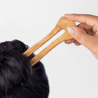 Handmade Hair Pin – My Olive Wood Hair Companion