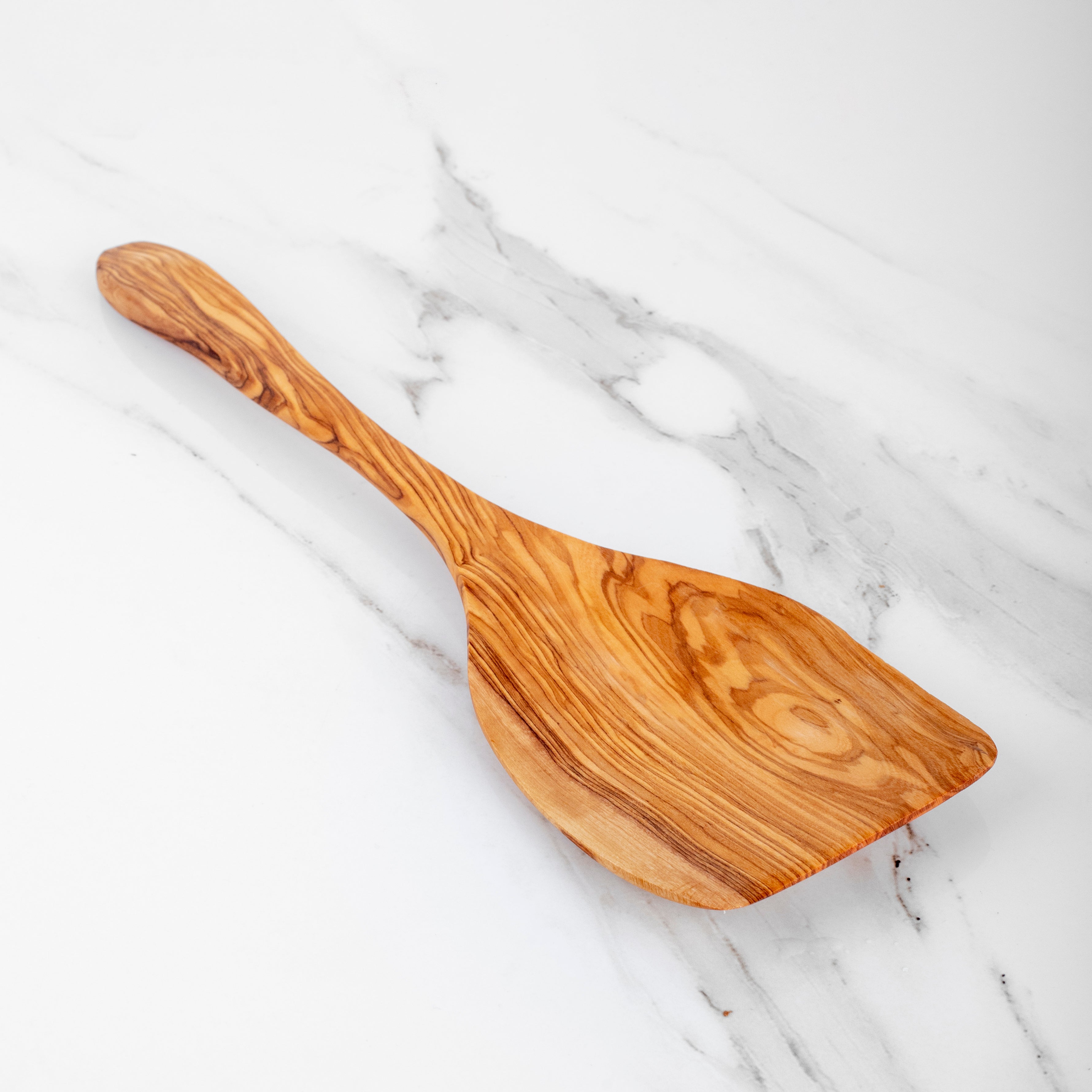 Handmade Olive Wood Shovel Spoon 15.75"