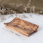 Olive Wood Soap Dish – My Quirky Bathroom Buddy