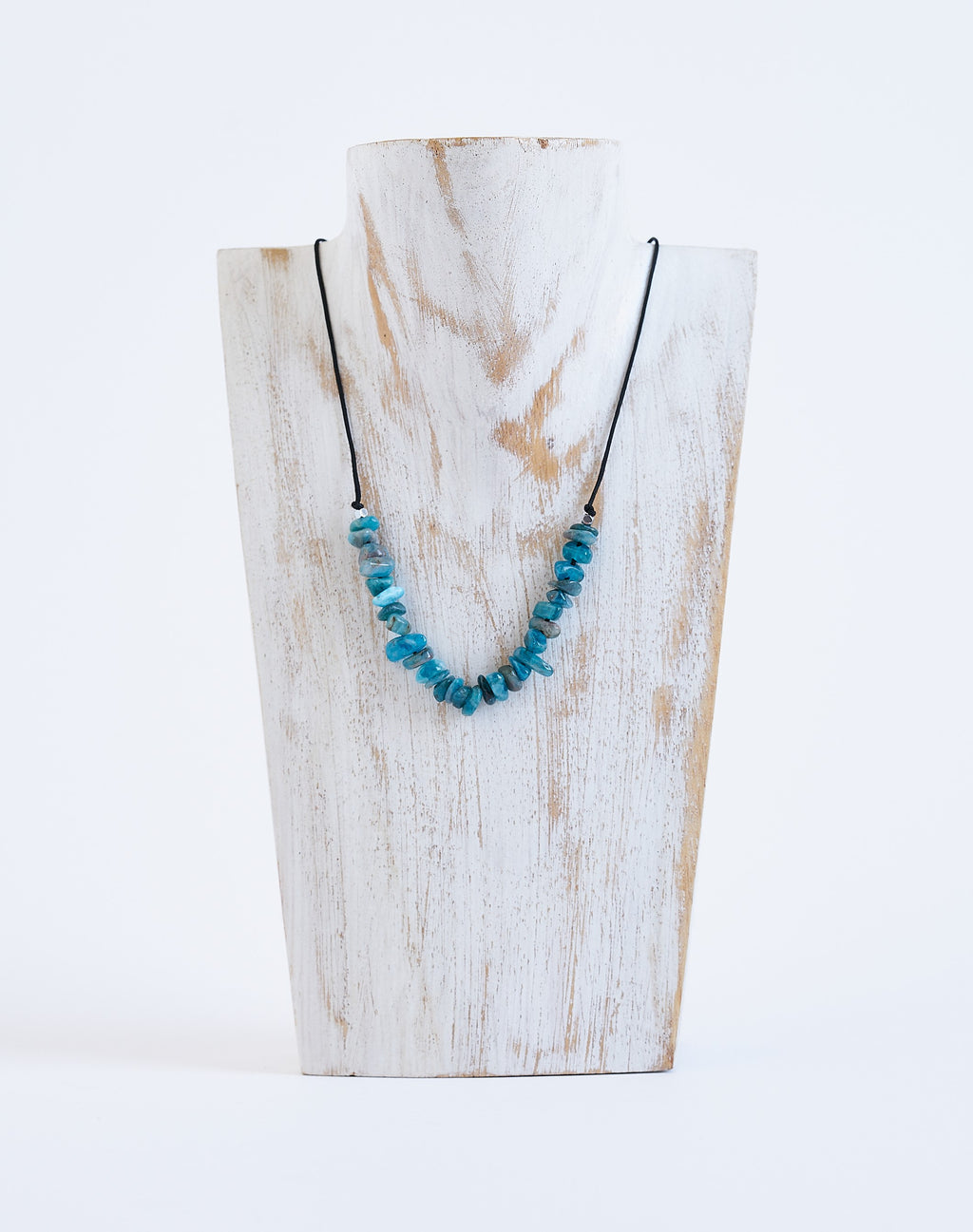 Collar piedra de Apatita azul | Piedra Natural.