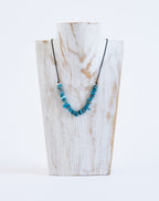 Collar piedra de Apatita azul | Piedra Natural.