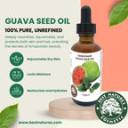 Guava Seed Oil (organic, cold pressed, unrefined)