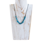 Collar piedra de Apatita azul | Piedra Natural.