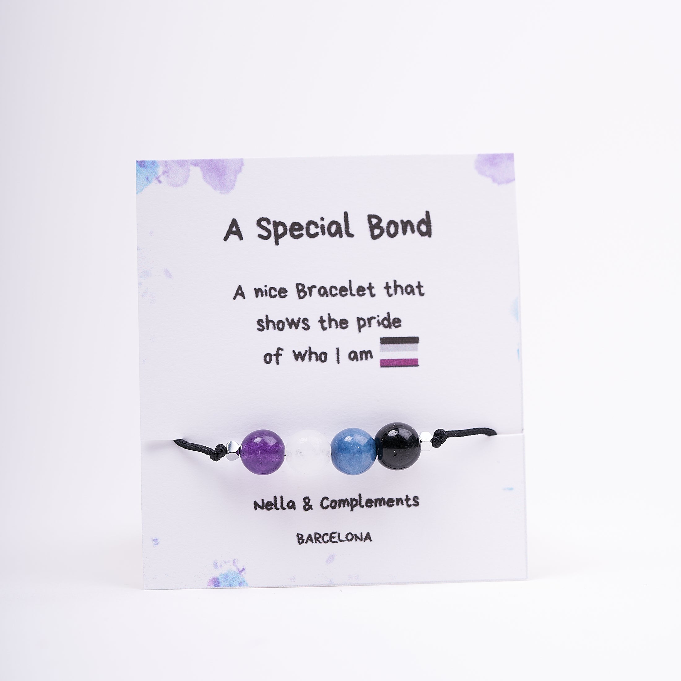Pulsera orgullo Asexual | Colores Asexual.