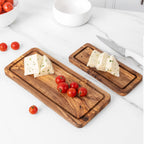 Eco-Friendly Olive Wood Rectangle Board with Juice Groove