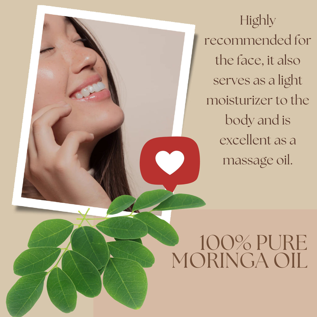 Moringa Seed Oil (organic, cold pressed, unrefined)