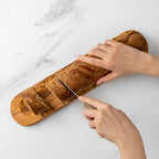 Handmade Olive Wood Bread Board | Rustic Slicing and Serving Platter