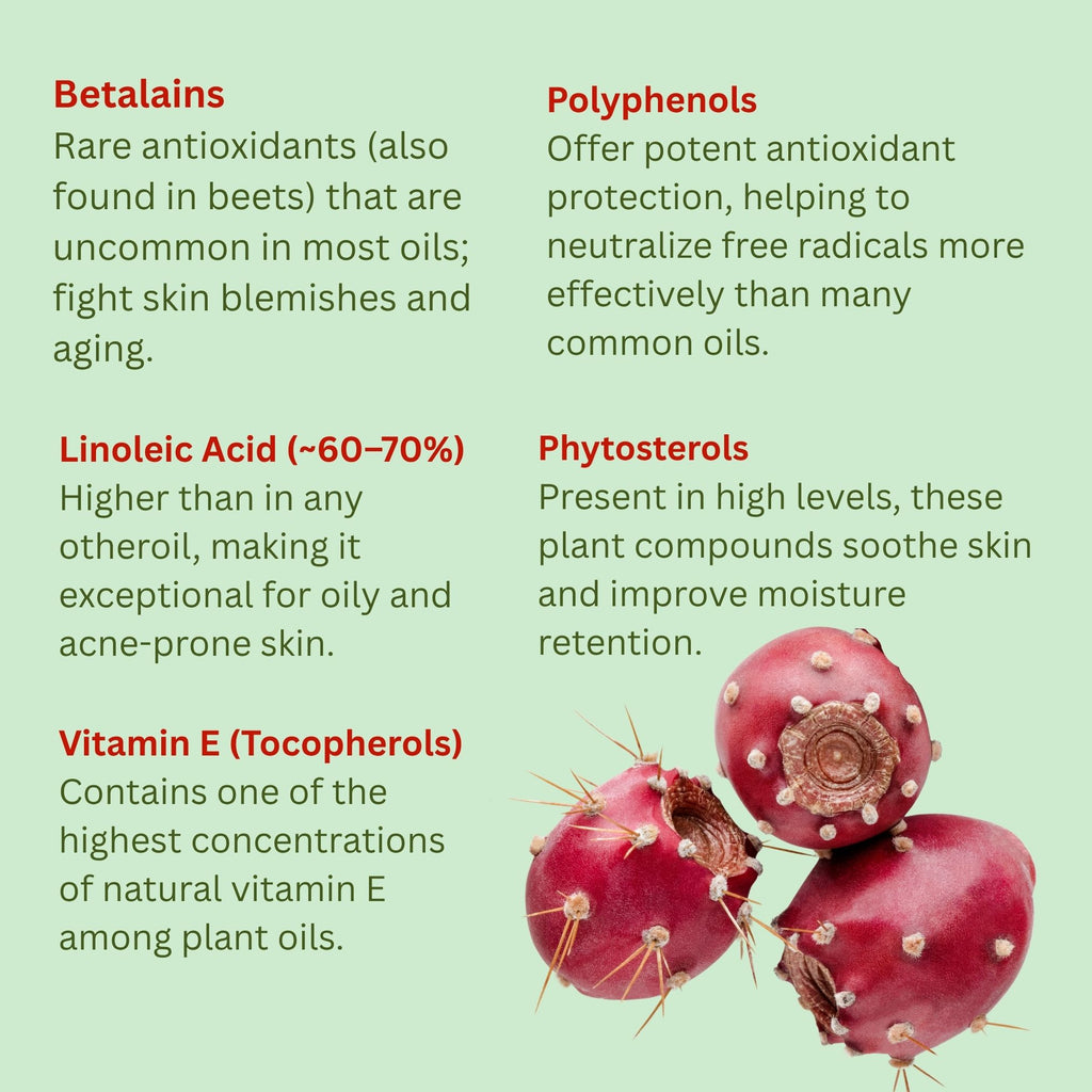 Prickly Pear Seed Oil (Organic, cold pressed, unrefined)