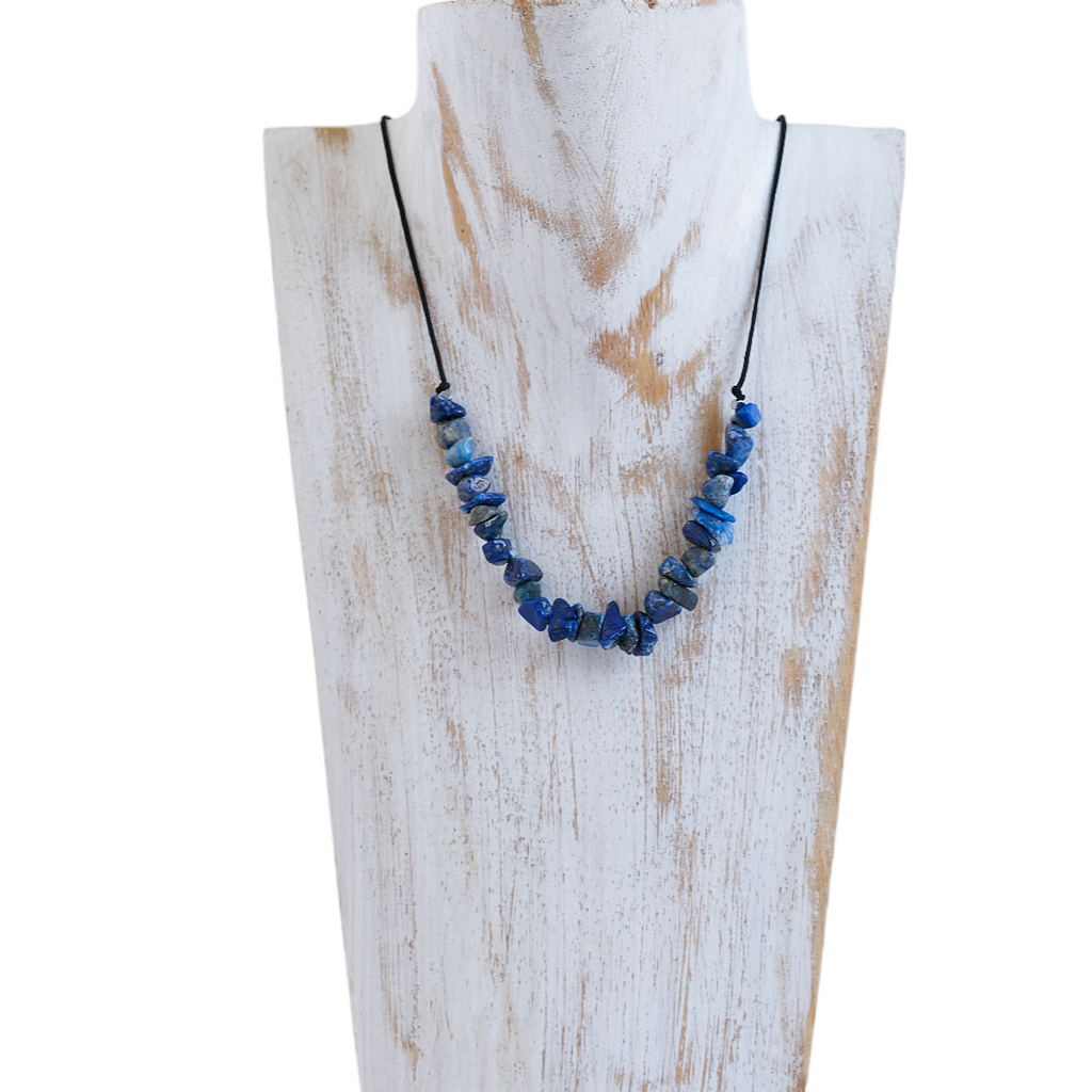 Collar piedras de Lapislazuli | Piedra Natural.
