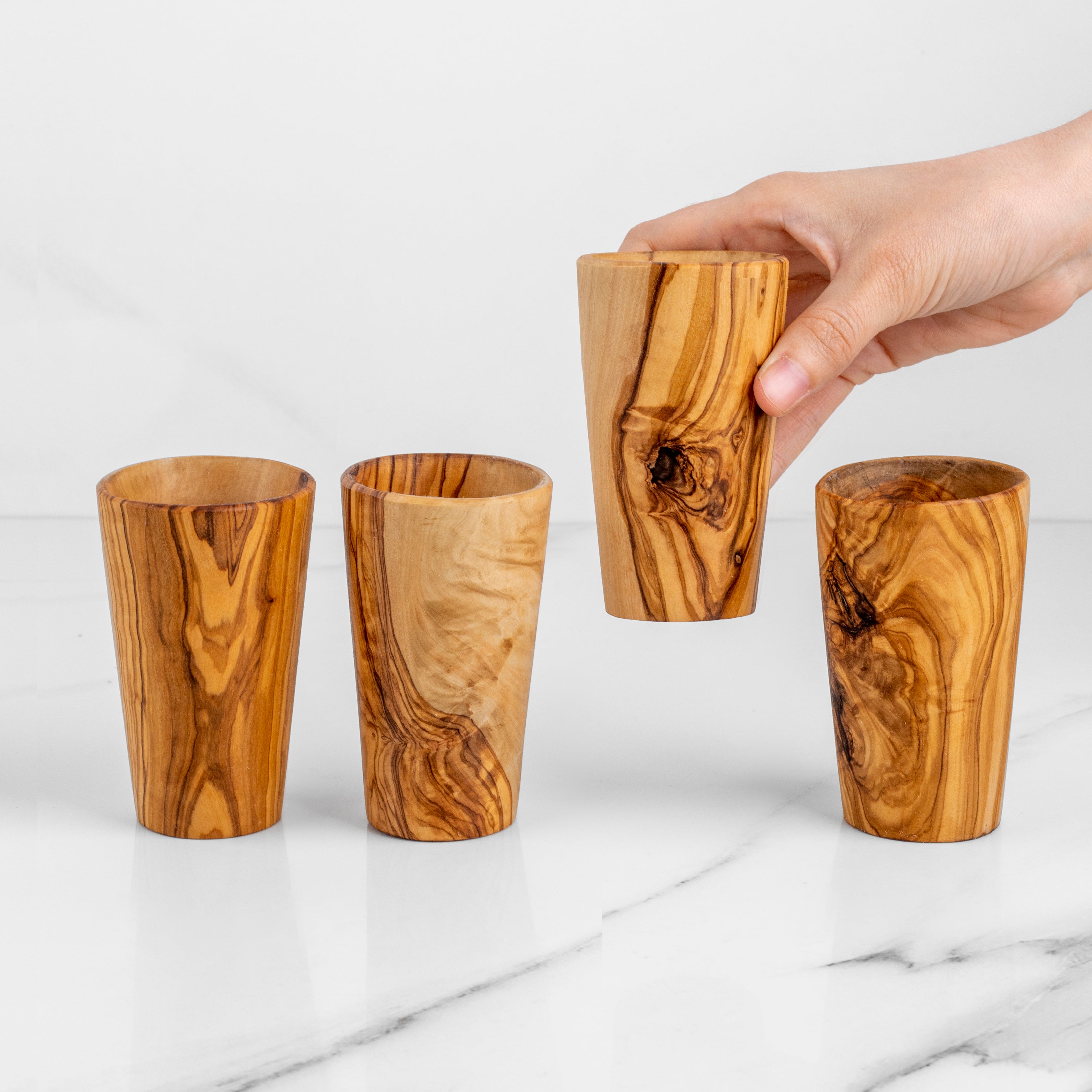 Handcrafted Olive Wood Drinking Cup