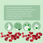 Pomegranate Oil (organic, cold pressed, unrefined)