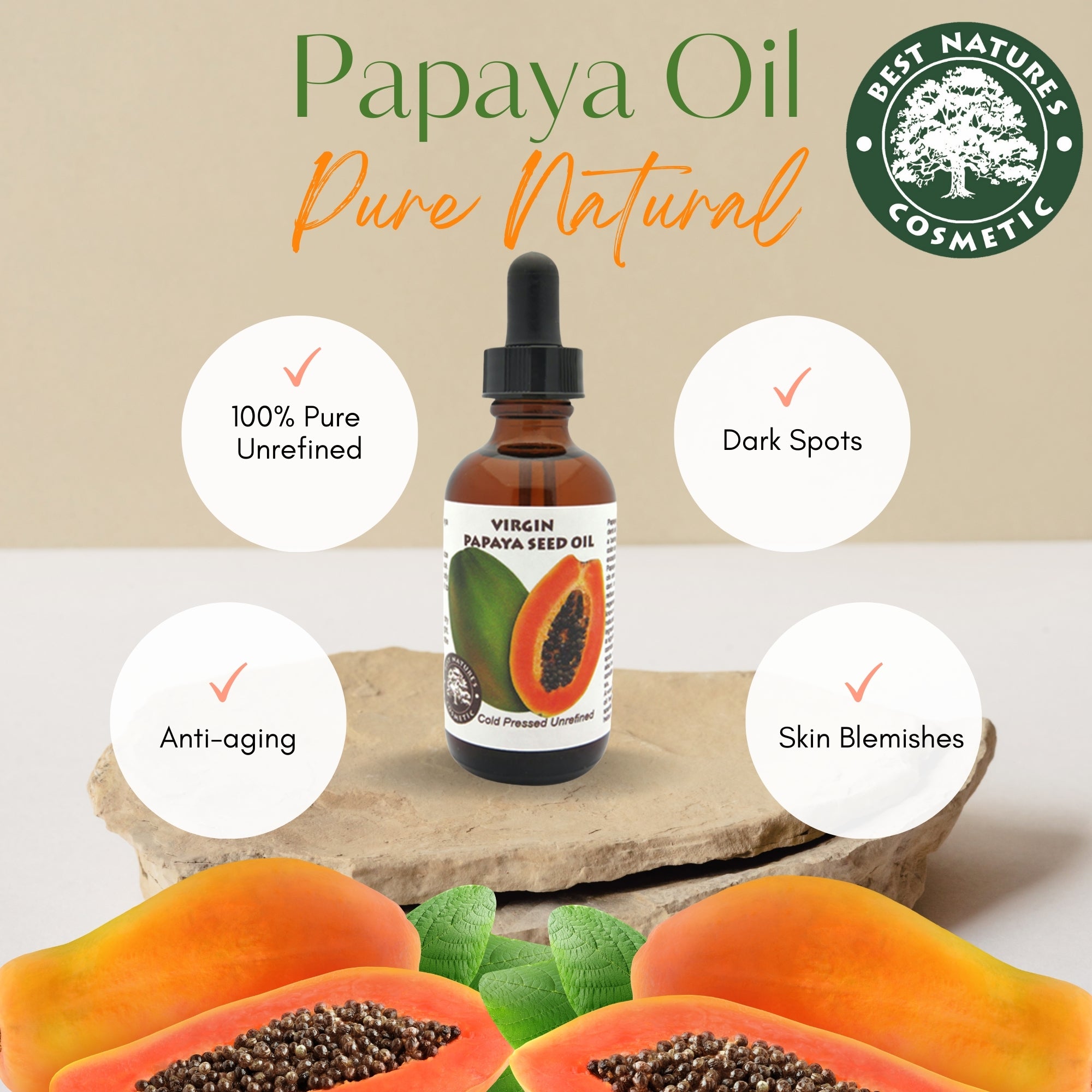 Papaya Seed Oil (organic, cold pressed, unrefined)