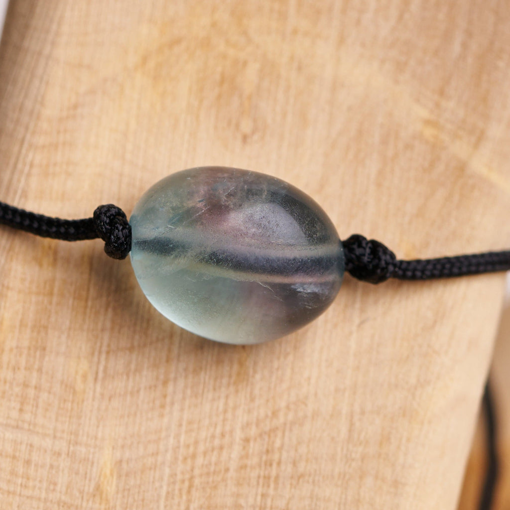 Pulsera piedra de Fruorita Arcoiris | Piedra en solitario