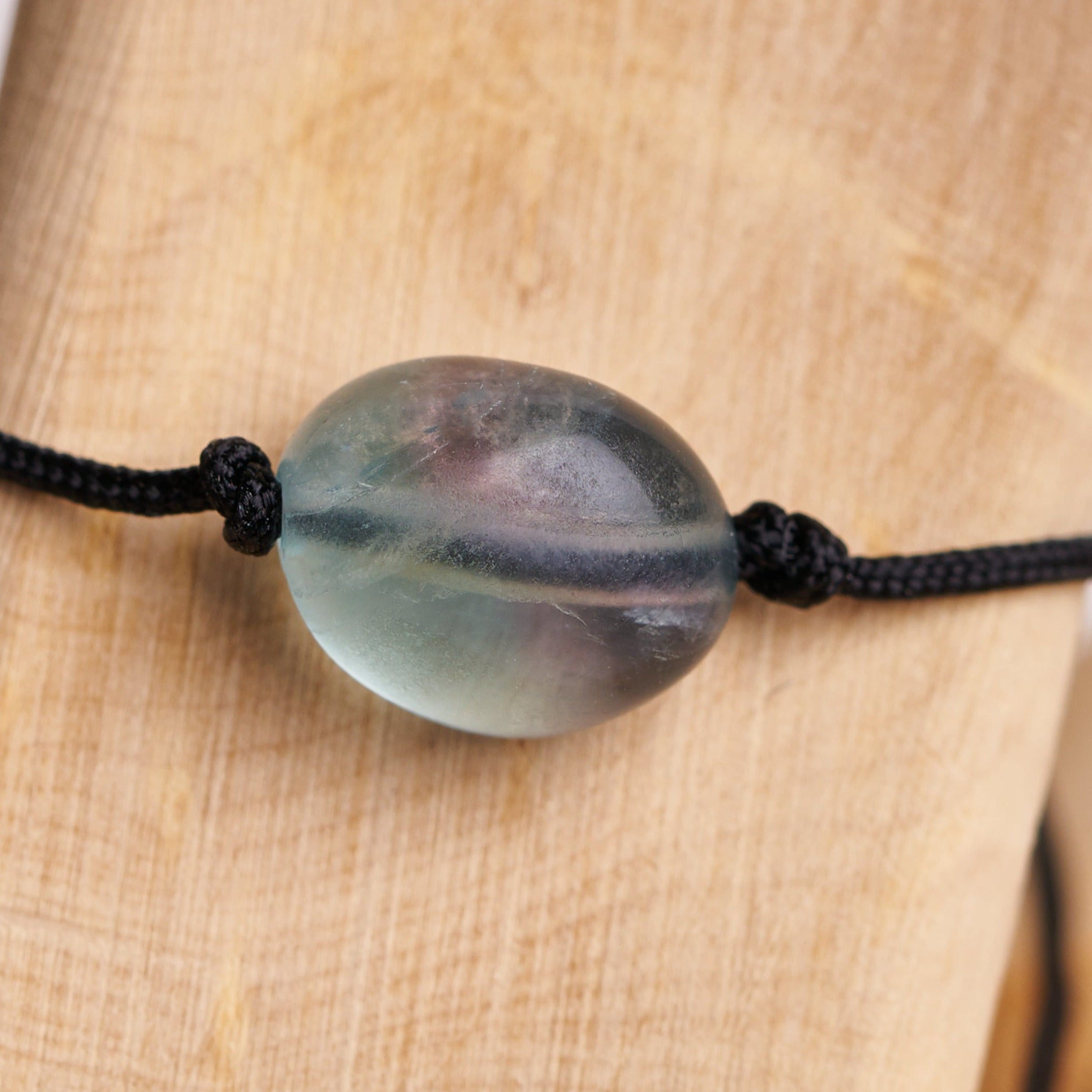 Pulsera piedra de Fruorita Arcoiris | Piedra en solitario