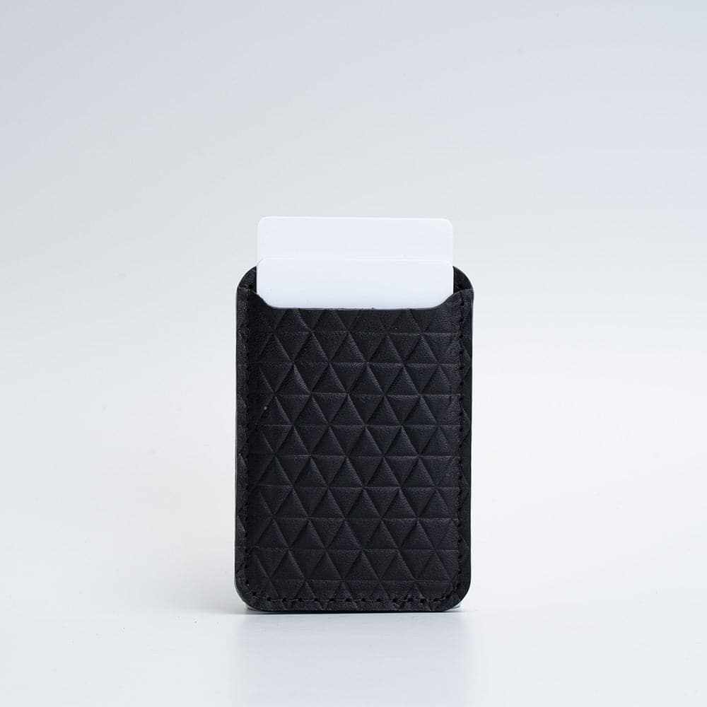 Leather wallet with MagSafe - Diamonds.