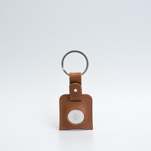 Leather AirTag Keyring.