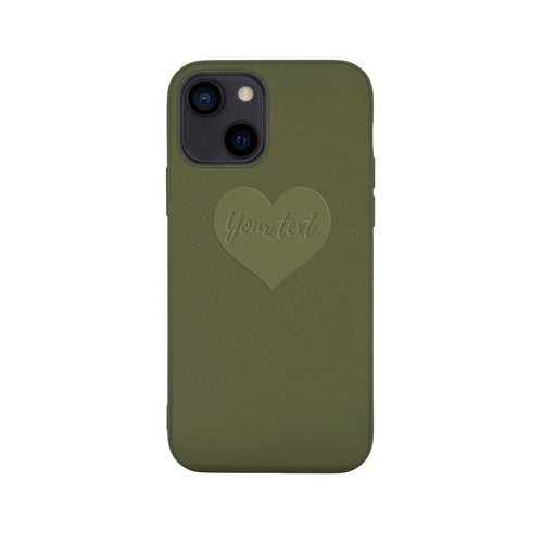 Biodegradable Personalized Phone Case - Olive Green