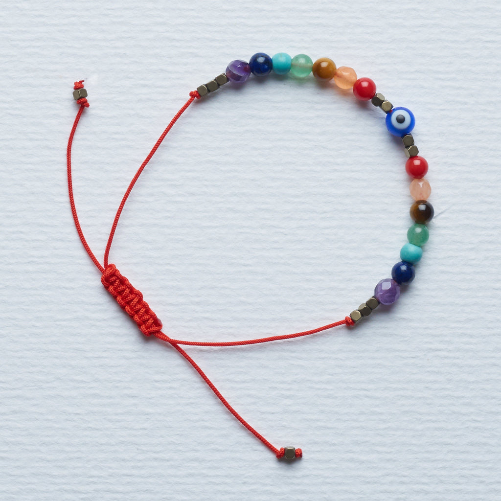 Pulsera 7 chakras | Ojo protector