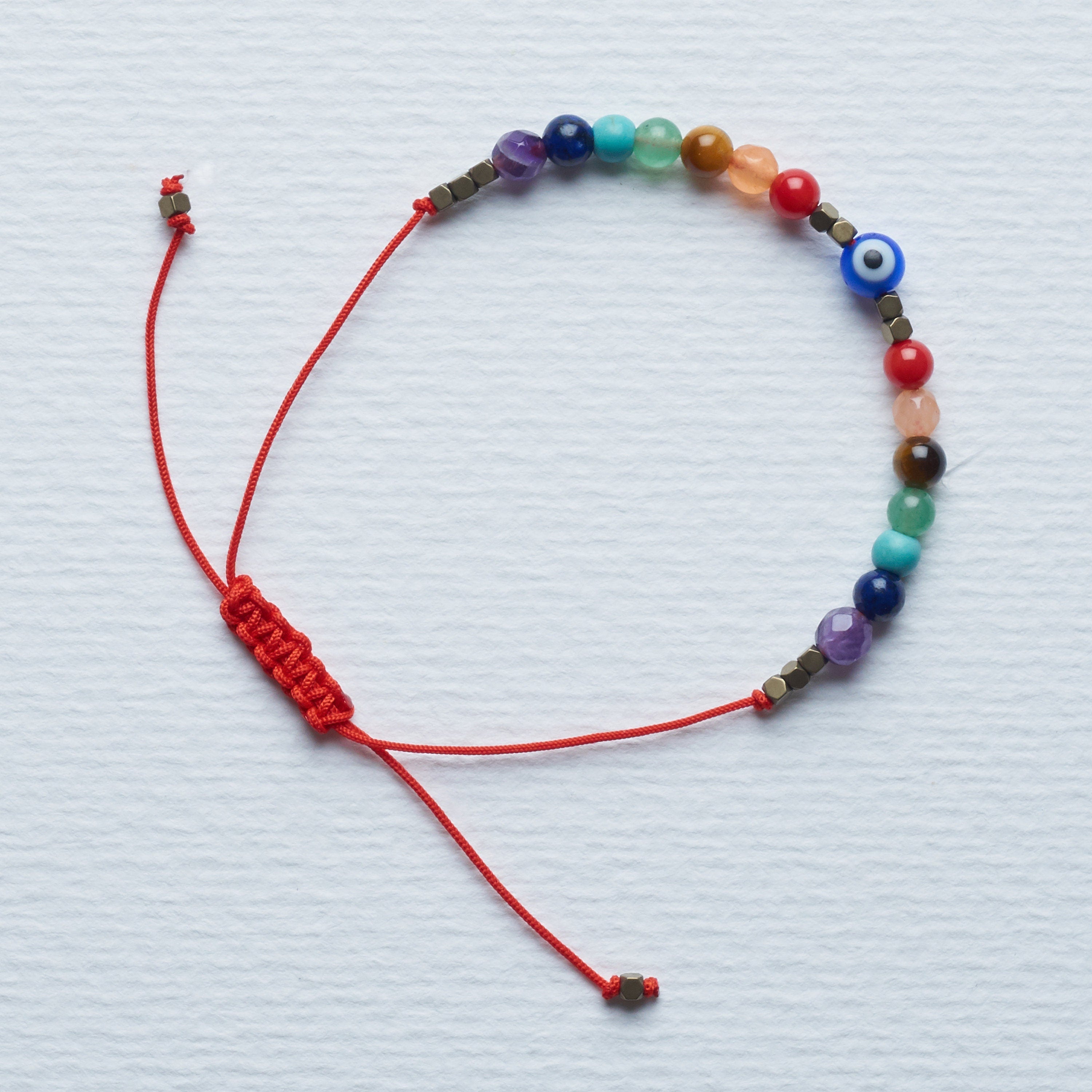 Pulsera 7 chakras | Ojo protector