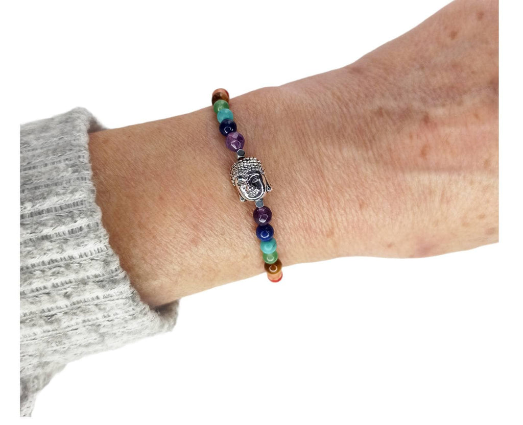 Pulsera 7 Chakras | Hilo Rojo | Amuleto de Buda