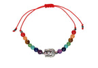 Pulsera 7 Chakras | Hilo Rojo | Amuleto de Buda