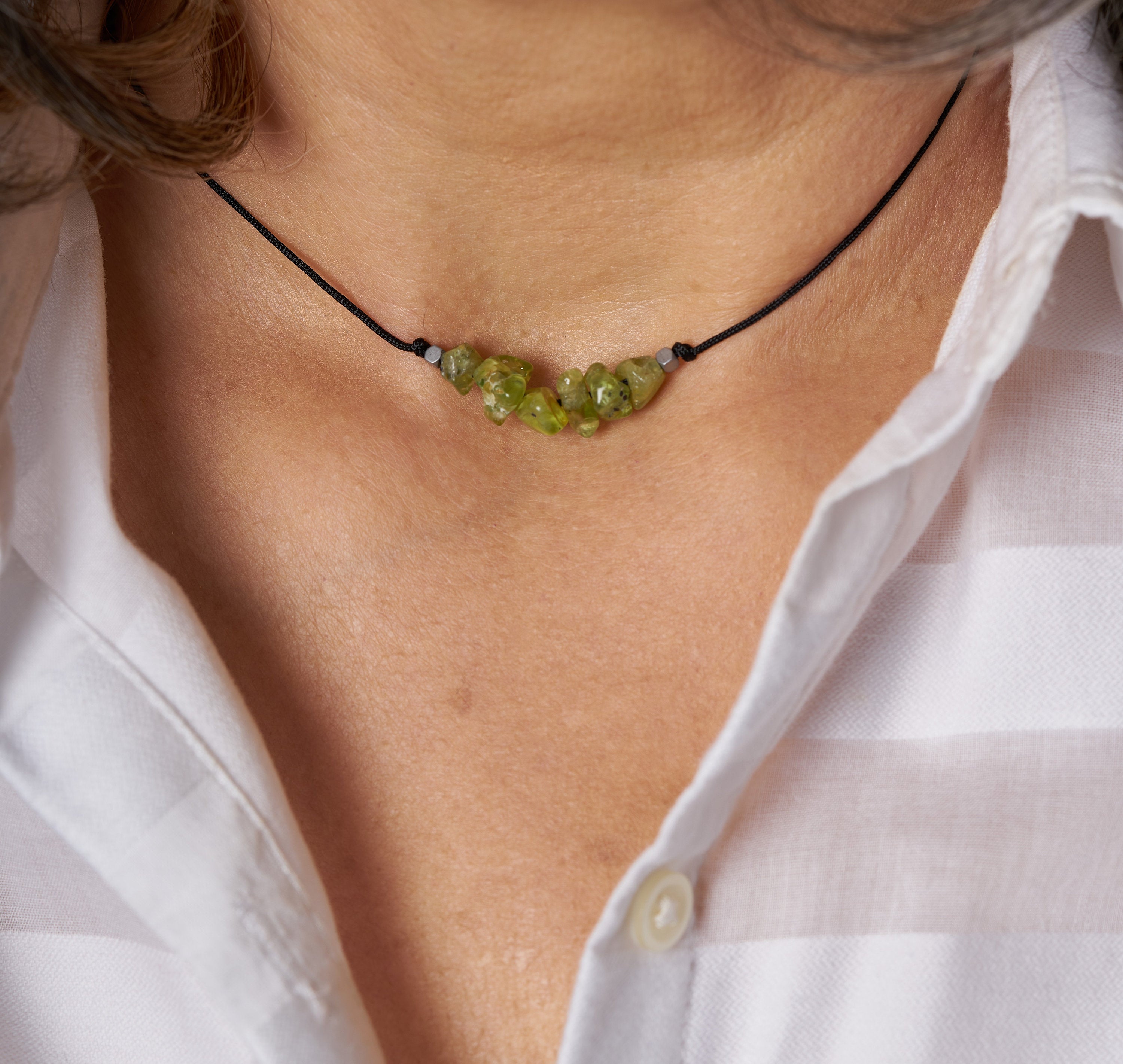 Collar piedra de nacimiento Agosto | Piedra natal de Agosto.