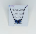 Collar piedra de nacimiento Septiembre | Piedra natal de Septiembre