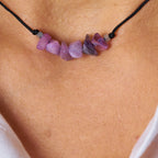 Collar Piedra de nacimiento Febrero | Piedra natal de Febrero.